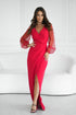 Robe longue model 199008 Bicotone